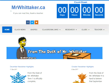 Tablet Screenshot of mrwhittaker.ca